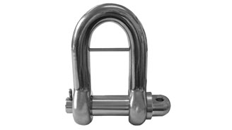 High Corrosion Resistance Stainless Steel Bow Shackles with Saftey Pin