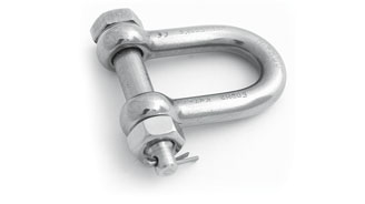 High Corrosion Resistance Stainless Steel D Shackles with Saftey Pin