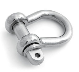 NSN Low Magnetic Permeability Bow Shackles - Curved Pattern