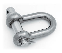 High Tensile Stainless Steel D Shackle Type AL