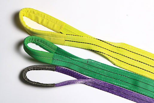 Flat Polyester Webbing Slings Close View