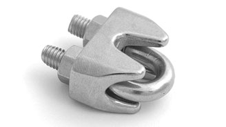 Lightweight Stainless Steel Wire Rope Clips (Bulldog Grips)