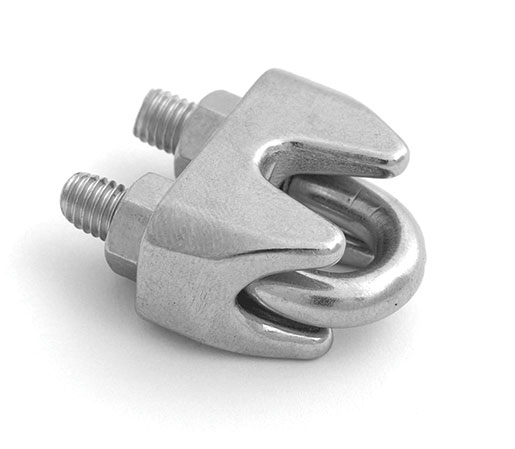 Lightweight Stainless Steel Wire Rope Clips (Bulldog Grips)