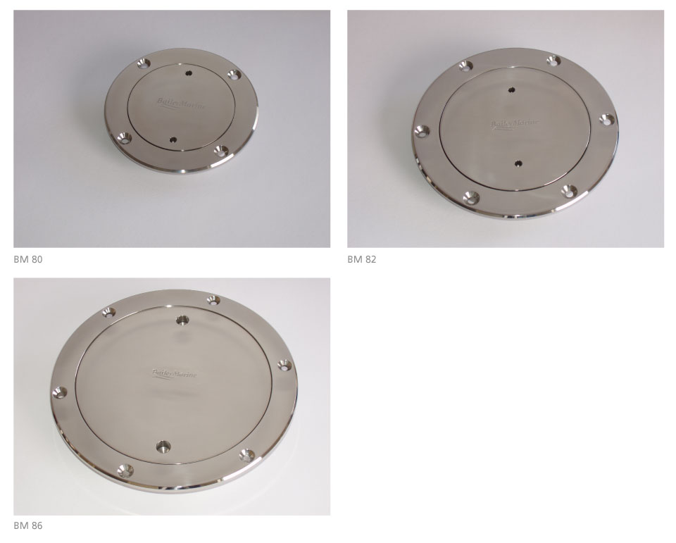 Watertight Stainless Steel Deck Plates (Round)