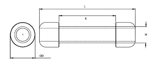 316L Spreader Bend Technical Drawing