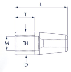 Rod Caps Technical Drawing