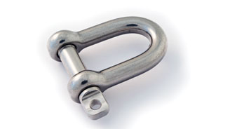 Stainless Steel 316 D amd Wide D Marine Shackles